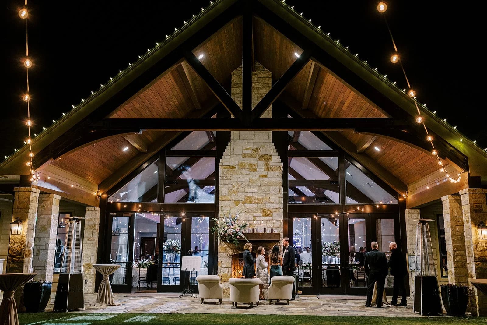 The Laurel Patio, Fireplace and Great Hall, Grapevine, Texas